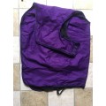 couvre rein Equithème polaire et imperméable violet