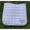 Tapis de selle blanc dressage cheval EQUITHEME FIR+