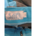 Pantalon Safi Turquoise et gris 36