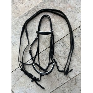 Filer cuir noir et blanc