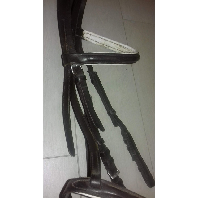 Filet cuir noir interieur blanc