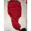 couvre reins rouge
