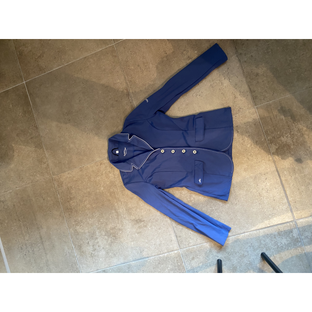 veste de concours bleu roi