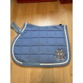 Tapis bleu HV POLO taille cheval