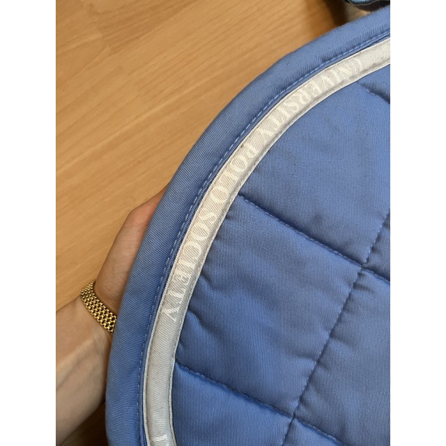 Tapis bleu HV POLO taille cheval