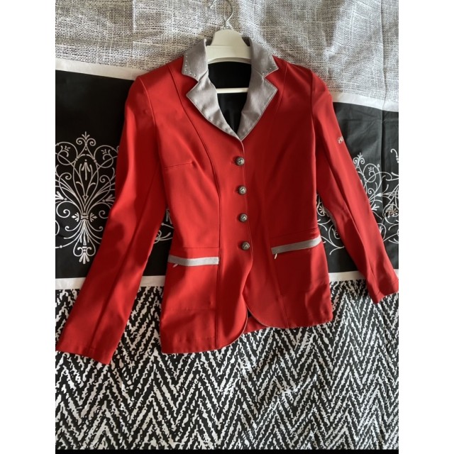 Veste de concours Fhorse Rouge T34