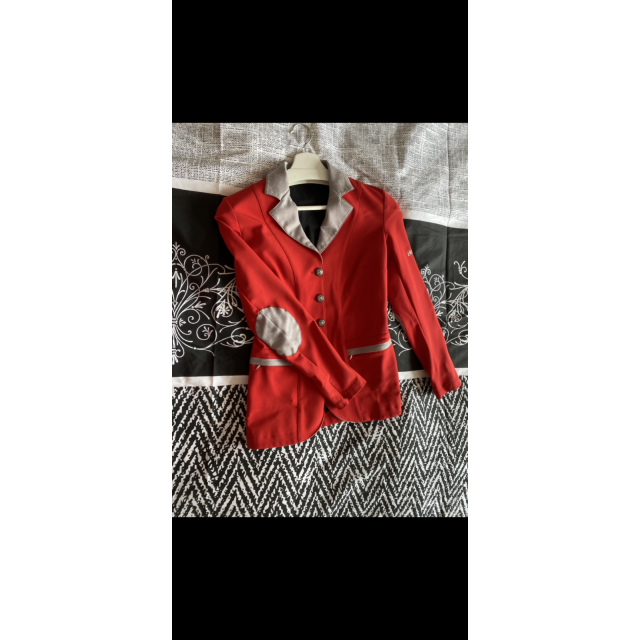 Veste de concours Fhorse Rouge T34