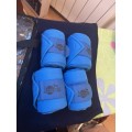 Bandes de polo bleues Jumptec taille cheval