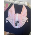 Bonnet HV POLO rose et noir taille cheval