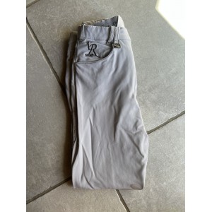 Pantalon Time Rider beige avec grip taille 36