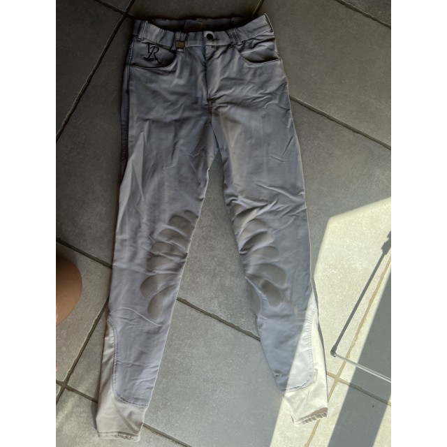 Pantalon Time Rider beige avec grip taille 36