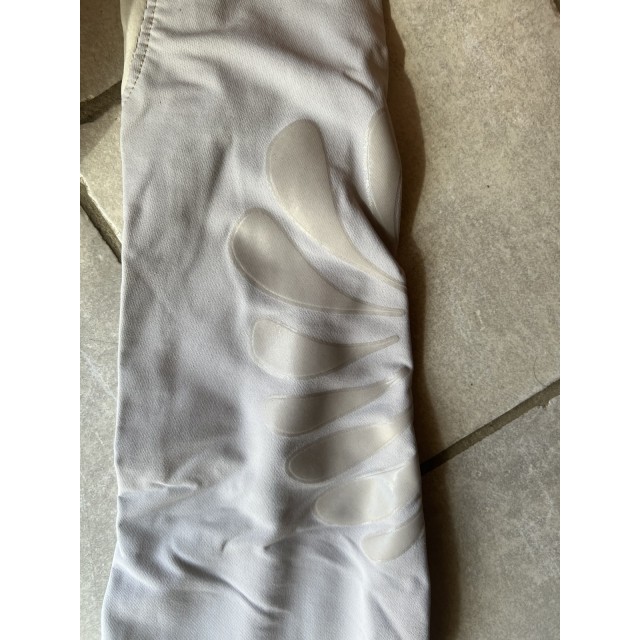 Pantalon Time Rider beige avec grip taille 36