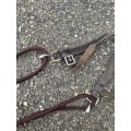 Gogue en cuir marron Poney