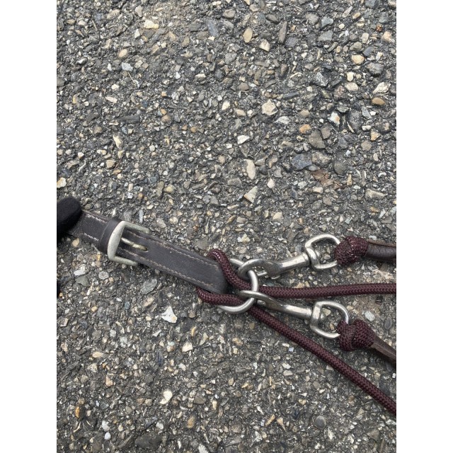 Gogue en cuir marron Poney