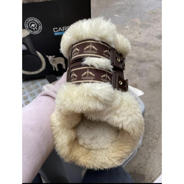 Protèges boulets Veredus brun mouton