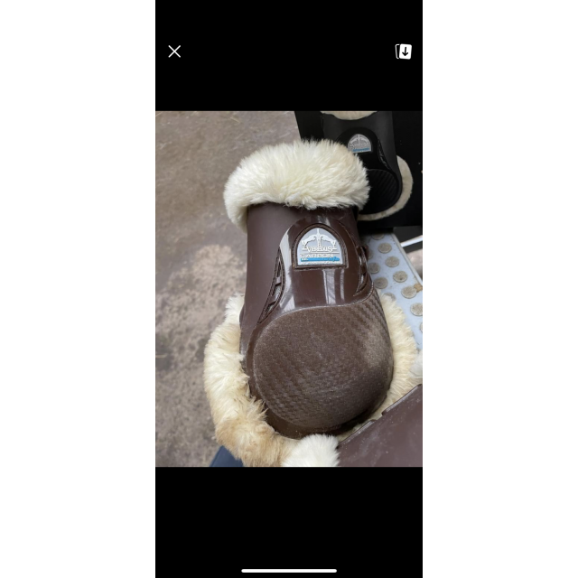 Protèges boulets Veredus brun mouton