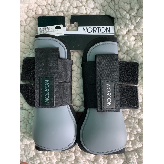 Guêtres cheval gris