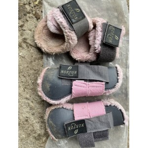 Ensemble guêtres et proteges-boulets mouton Norton