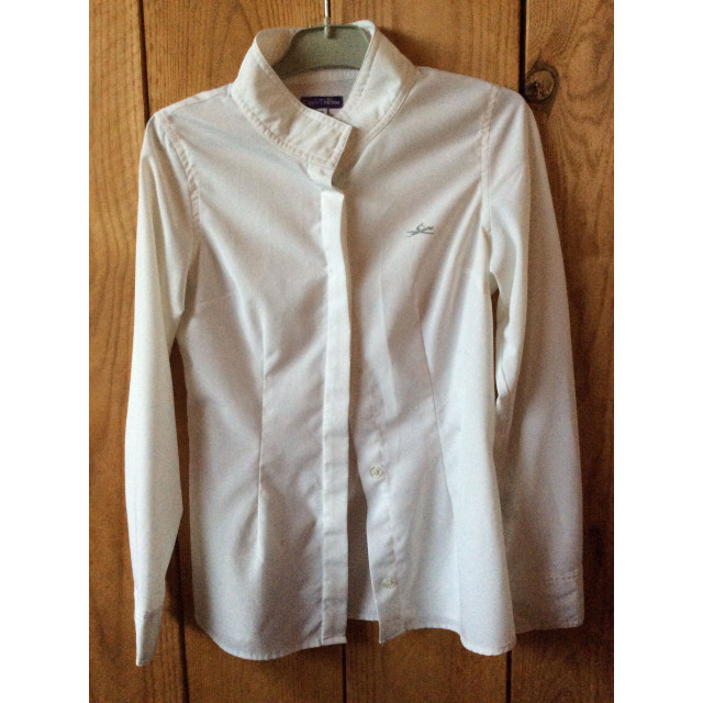 Chemise concours fille blanche
