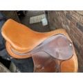selle en cuir marron