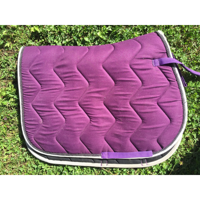 tapis violet equithème modèle "Rope"