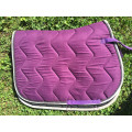 tapis violet equithème modèle "Rope"
