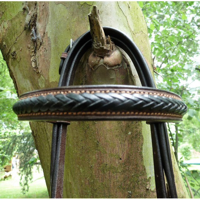 Bridon cuir marron Sarm Hippique