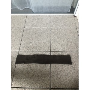 Fourreau de sangle marron élastique