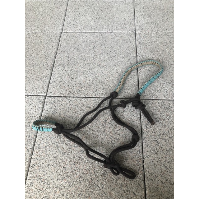 Licol éthologiesue marron/turquoise