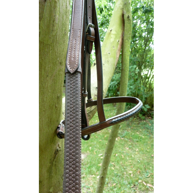 Bridon cuir marron Sarm Hippique