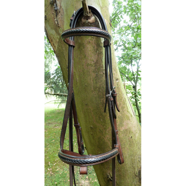 Bridon cuir marron Sarm Hippique