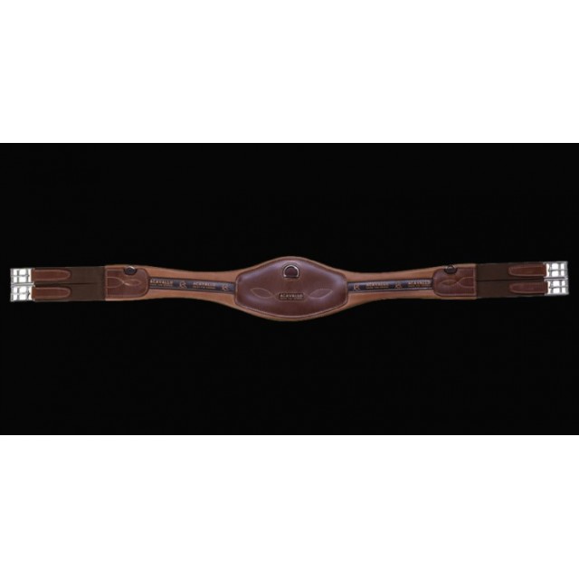 Sangle anatomique cuir et gel 125 cm Acavallo