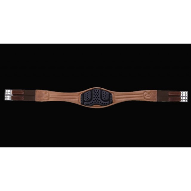 Sangle anatomique cuir et gel 125 cm Acavallo