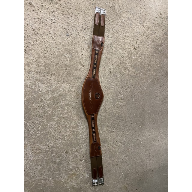 Sangle anatomique cuir et gel 125 cm Acavallo