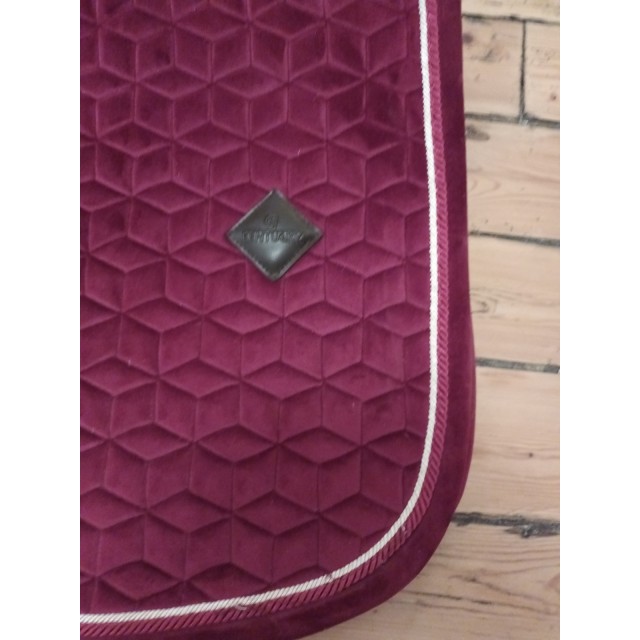 Tapis Velvet Kentucky Framboise et tapis Harcour Bordeaux