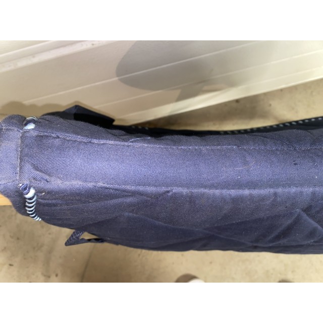 Tapis bleu marine personnalisé