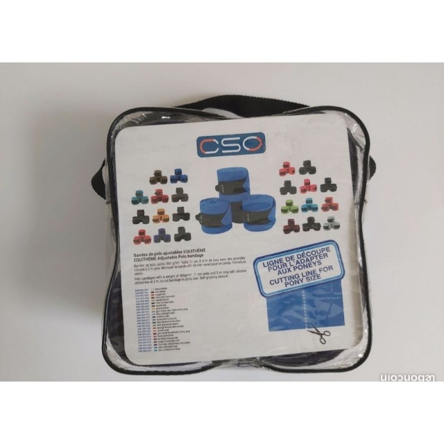 Jeu de 4 bandes de polo marine