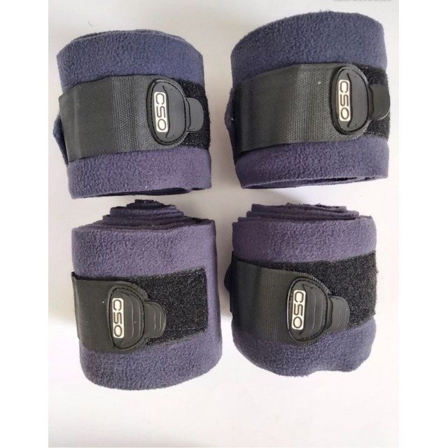 Jeu de 4 bandes de polo marine