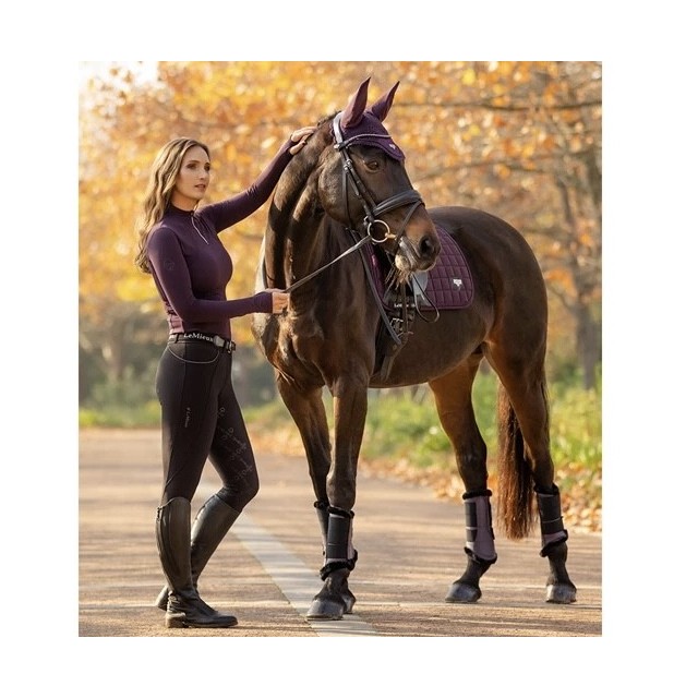 Guêtres Lemieux fourrure confort . Purple violet taille L