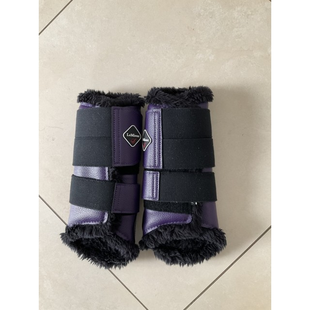Guêtres Lemieux fourrure confort. Violet purple XL