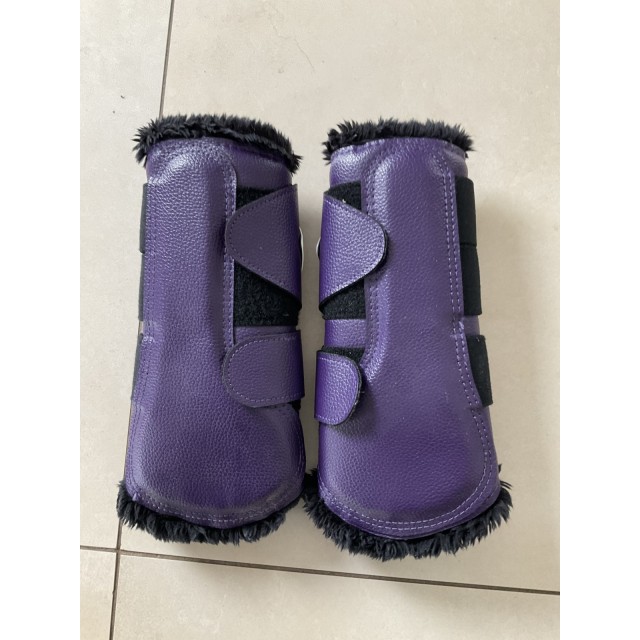 Guêtres Lemieux fourrure confort. Violet purple XL