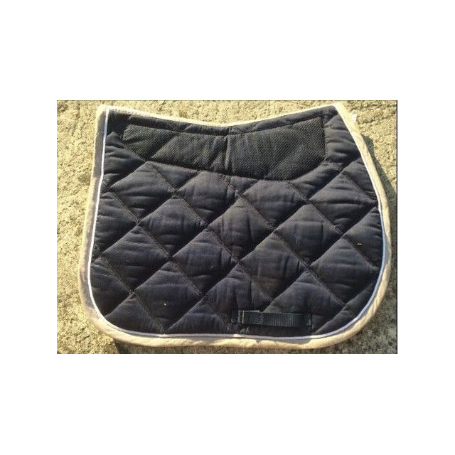 Tapis bleu et beige fouganza