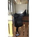 Selle de dressage noire childeric