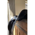 Selle de dressage noire childeric