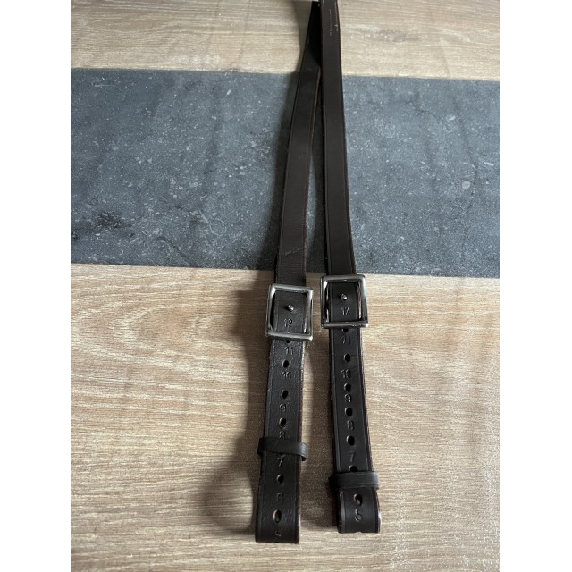 Étrivières mono branche havane