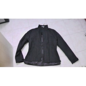 blouson concours femme noir