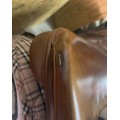 selle équitation cheval Eric Thomas taille 17