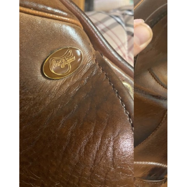 selle équitation cheval Eric Thomas taille 17