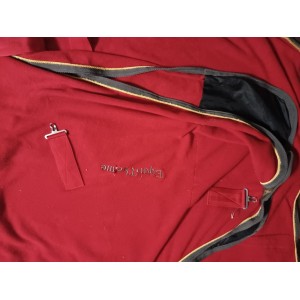 Couverture polaire rouge Equitème