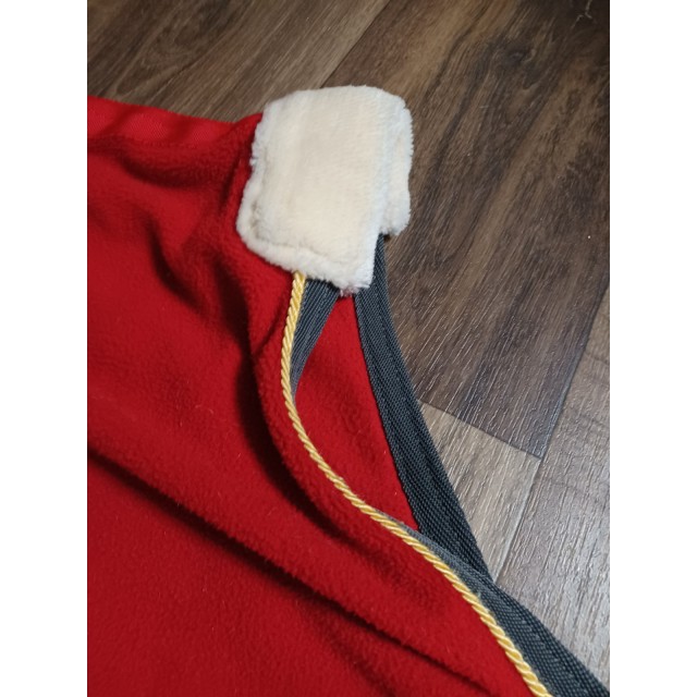 Couverture polaire rouge Equitème